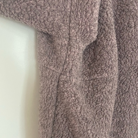 Madewell Polartec Pink Fleece Half Zip Jacket - Picture 4 of 8